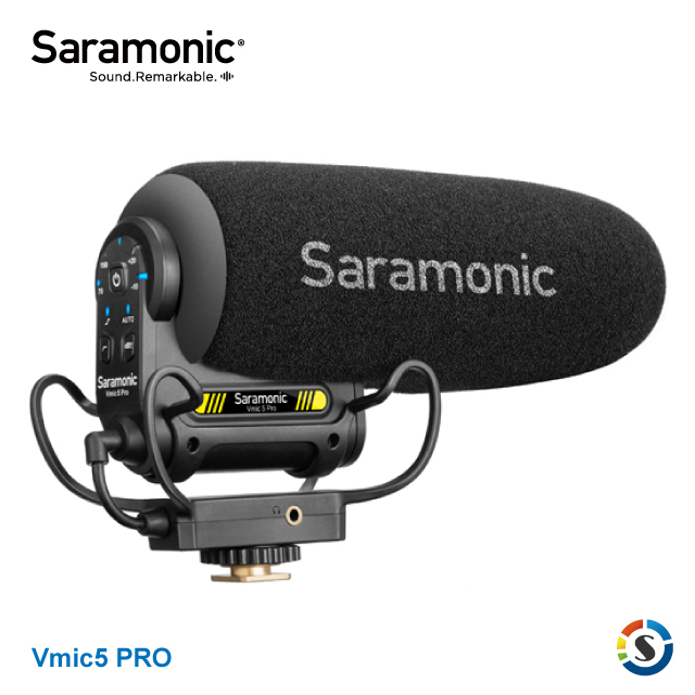 Saramonic楓笛 Vmic5 Pro 超心型指向電容式麥克風(勝興公司貨)