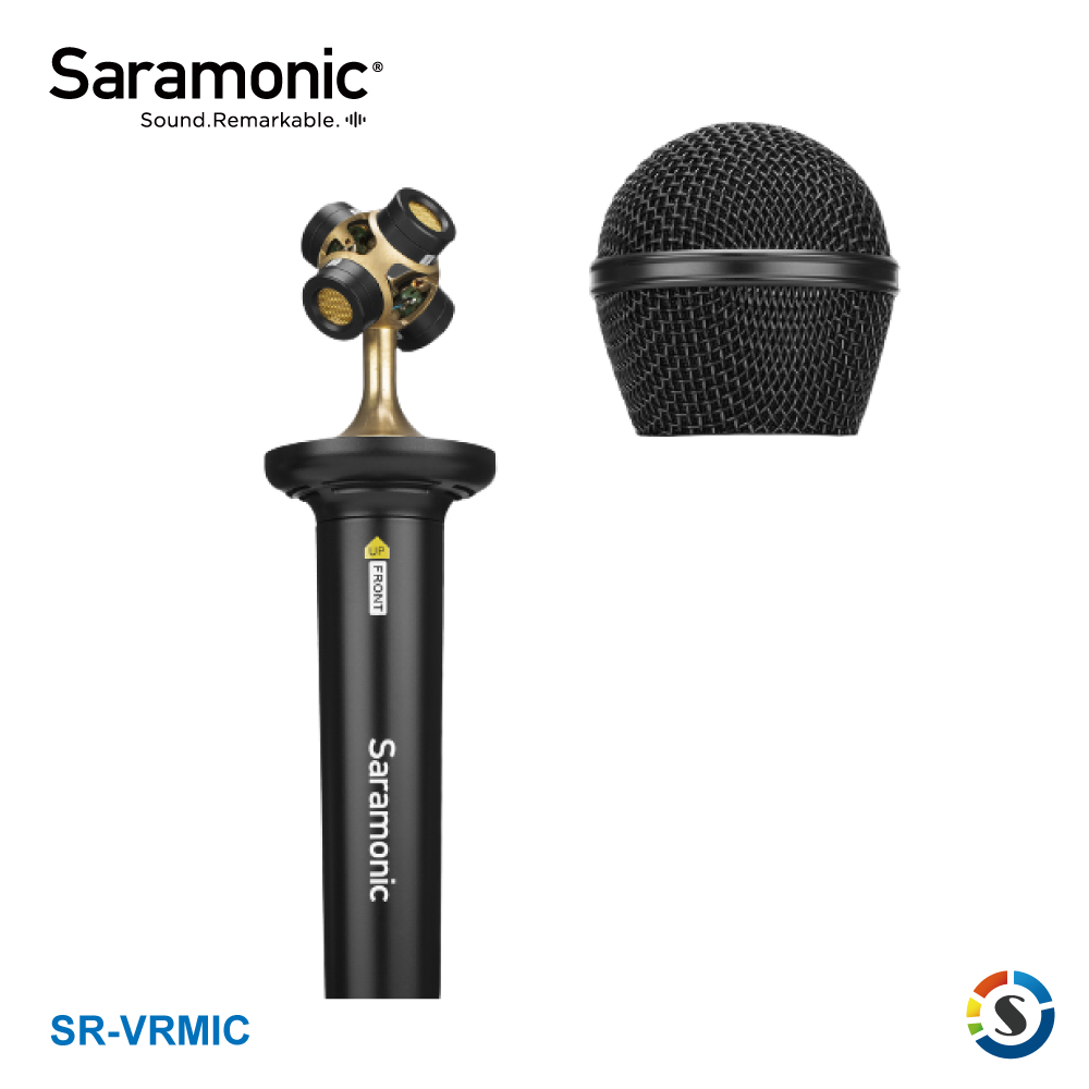 Saramonic楓笛 心型指向式3D麥克風 SR-VRMIC(勝興公司貨)