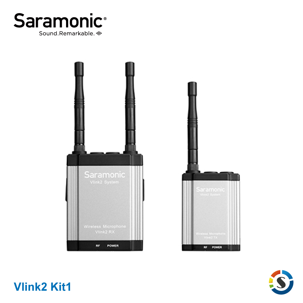 Saramonic楓笛 Vlink2 Kit1 (TX+RX) 一對一無線麥克風系统(勝興公司貨)