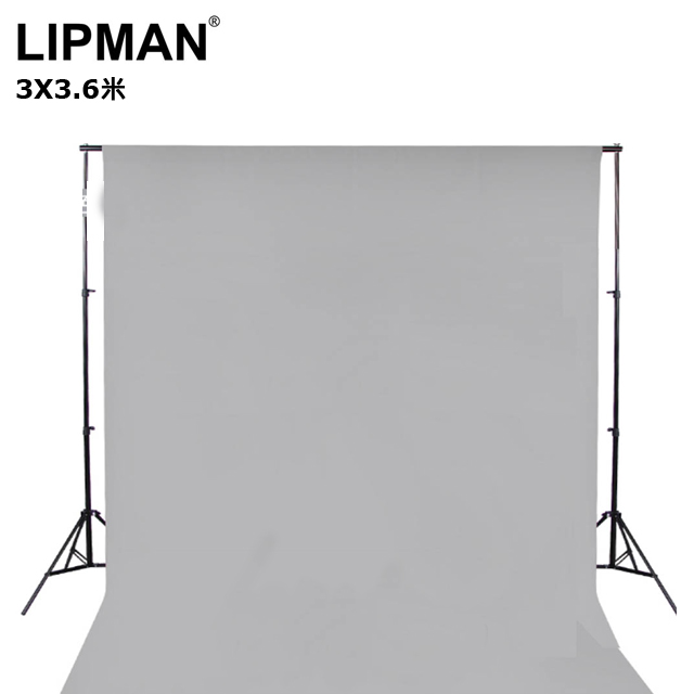 LIPMAN 優質3X3.6米背景布(灰色)