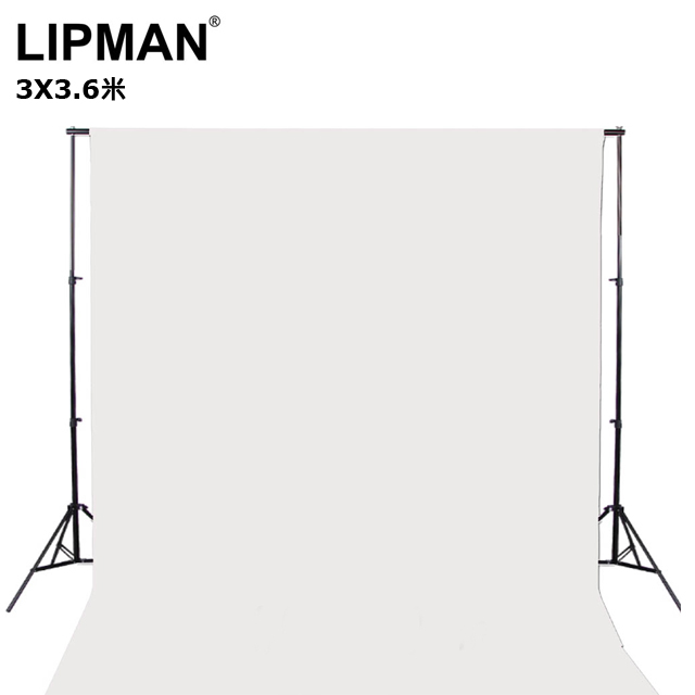 LIPMAN 優質3X3.6米背景布(白色)