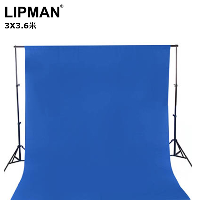 LIPMAN 優質3X3.6米背景布(藍色)