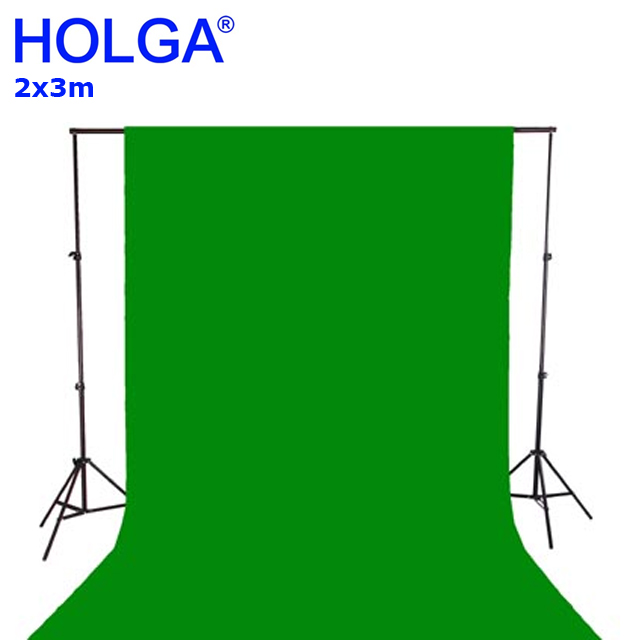 HOLGA 2*3m背景布-去背綠色