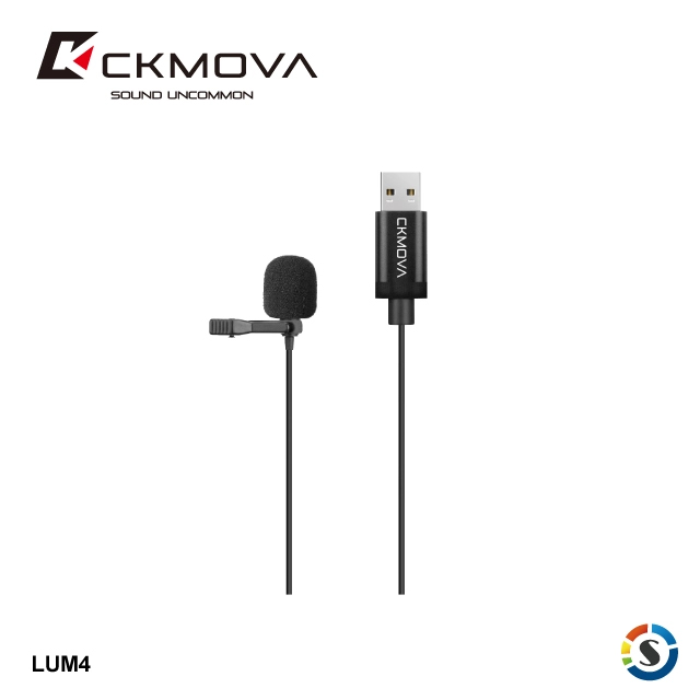 CKMOVA 全向電容式領夾式麥克風 LUM4 (USB)