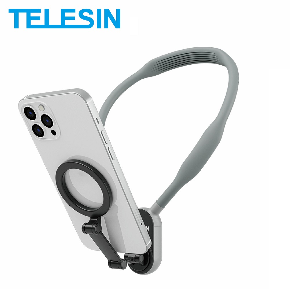 TELESIN 磁吸項圈 iphone 手機掛脖支架攝影直播