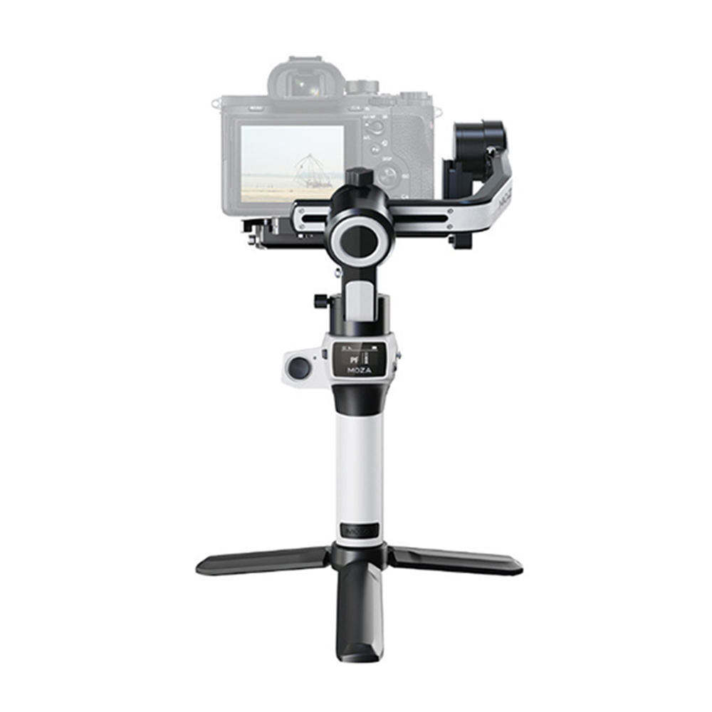 MOZA 魔爪 AirCross S 三軸穩定器 適微單眼、運動相機、手機3合1 白色 (AirCrossS，公司貨)