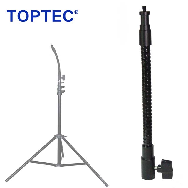 TOPTEC 燈架接頭金屬軟管怪手(26cm)