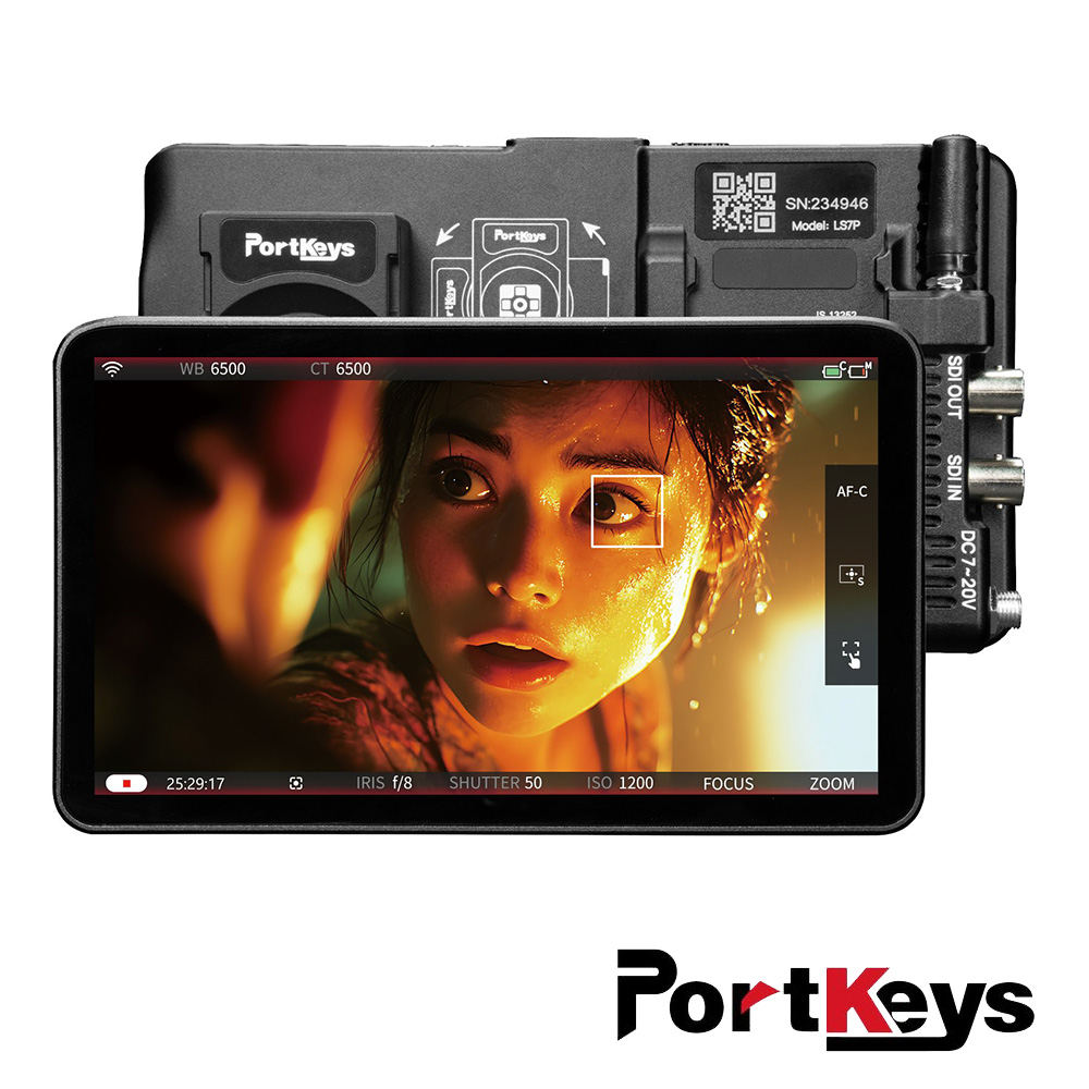 PORTKEYS LS7P 7吋 HDMI/SDI 無線控制監視器 公司貨