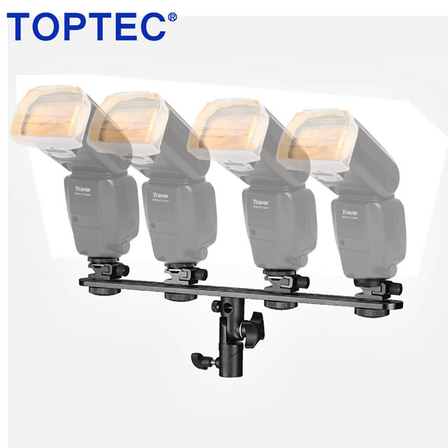TOPTEC 一轉四閃光燈多用途支架38cm
