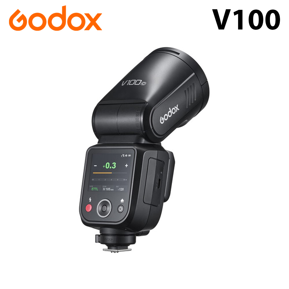 Godox 神牛 V100 TTL鋰電圓頭機頂閃光燈 公司貨