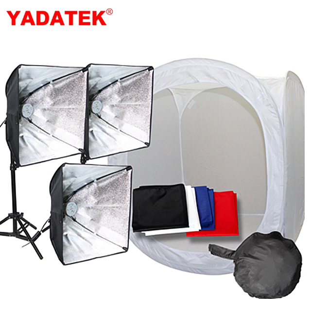 YADATEK 60cm-LED攝影棚三燈組(YA-60B)