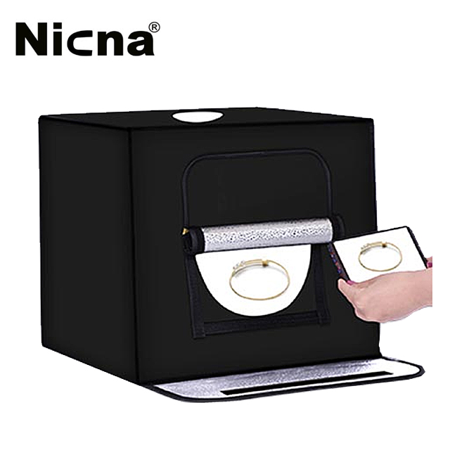Nicna 40CM快速折收LED攝影棚LED4040