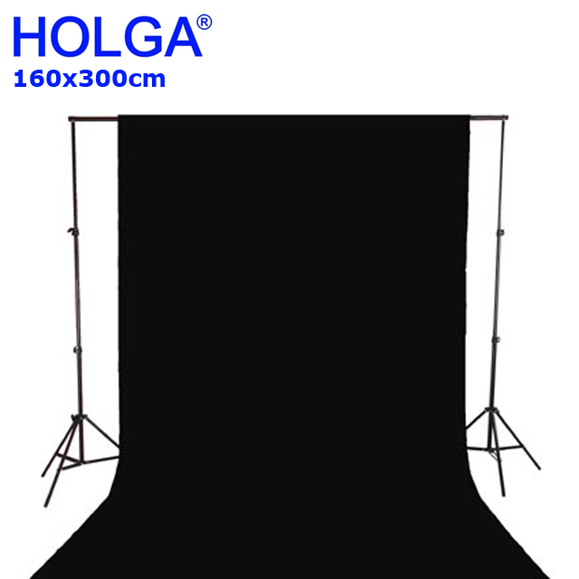 HOLGA 160x300cm黑色背景布