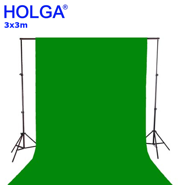HOLGA 3*3m背景布-去背綠色