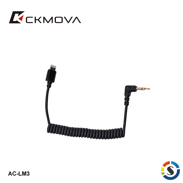 CKMOVA 麥克風轉接線 AC-LM3 (Lightning接頭)