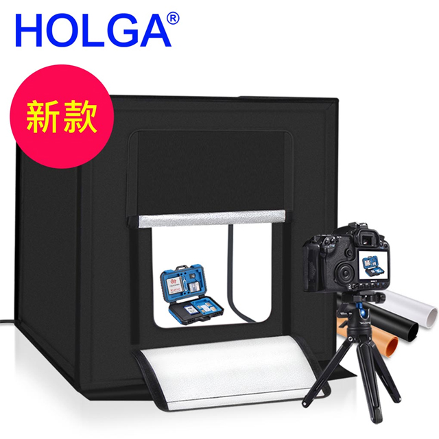 HOLGA 快速折收LED攝影棚-LED6060