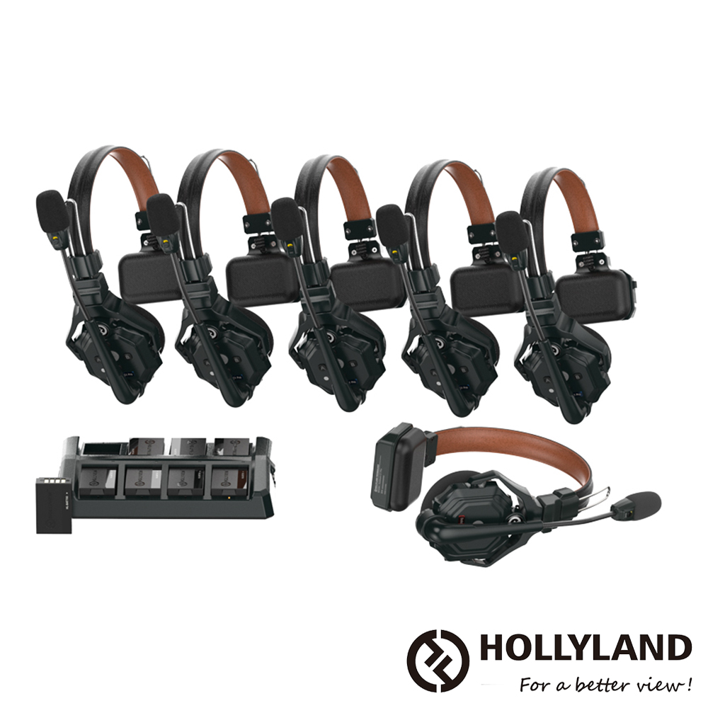 Hollyland SOLIDCOM C1 PRO 6S 全雙工無線對講 耳機系統 一對五