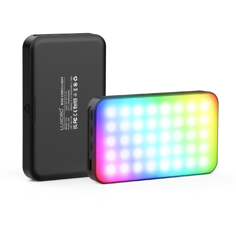 LUXCEO 樂士歐 V10 RGB全彩口袋LED補光燈