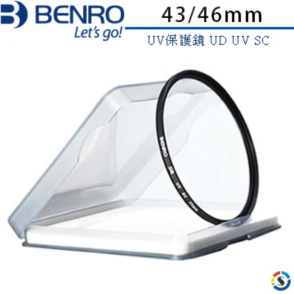 BENRO百諾-UV保護鏡 UD UV SC 43/46mm(勝興公司貨)