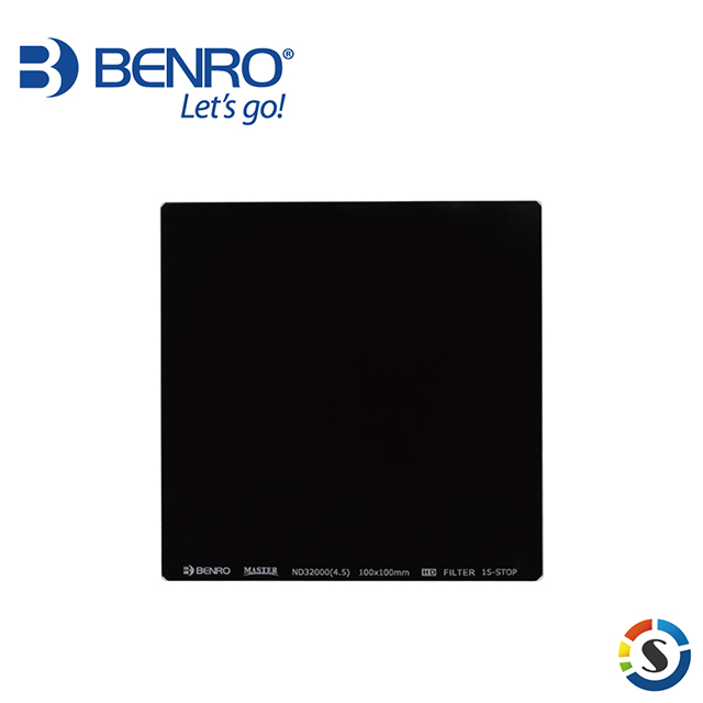 BENRO百諾 方形減光鏡 MASTER ND32000(4.5) 100x100mm
