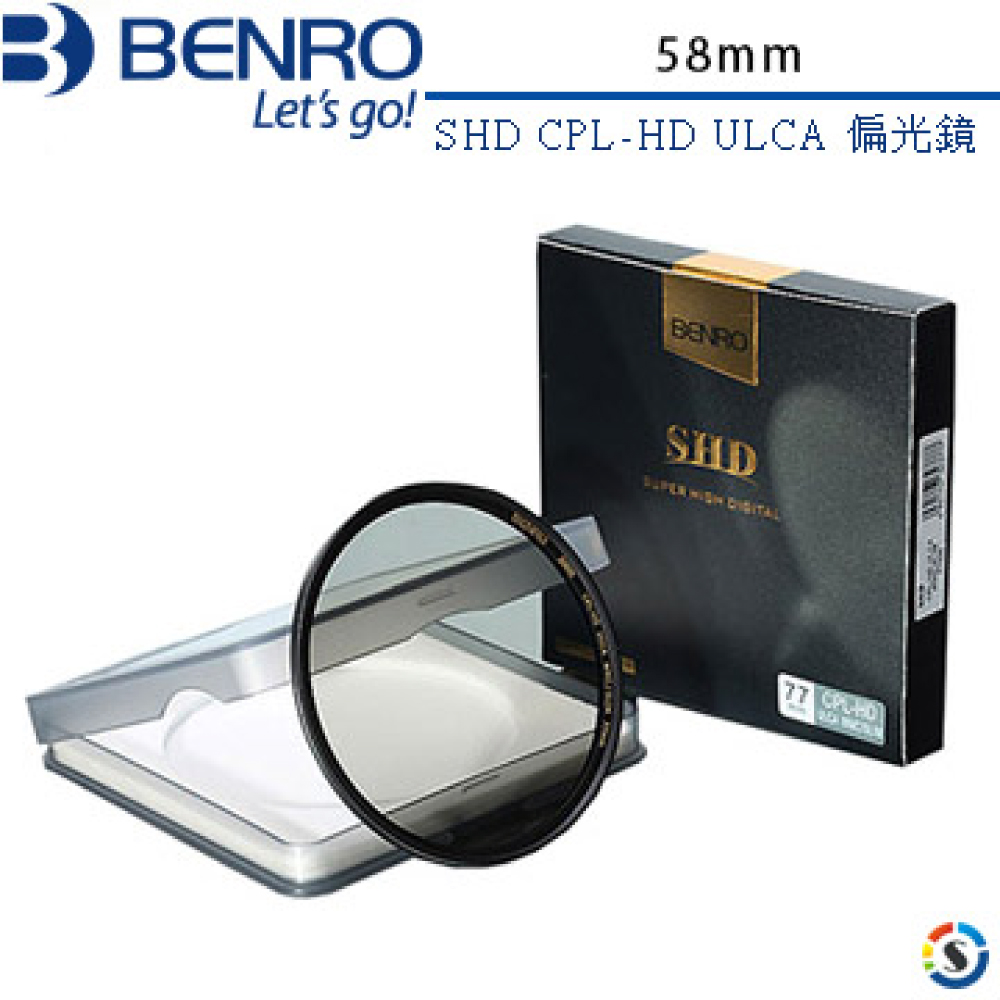 BENRO百諾 SHD CPL-HD ULCA WMC/SLIM 偏光鏡 58mm(勝興公司貨)