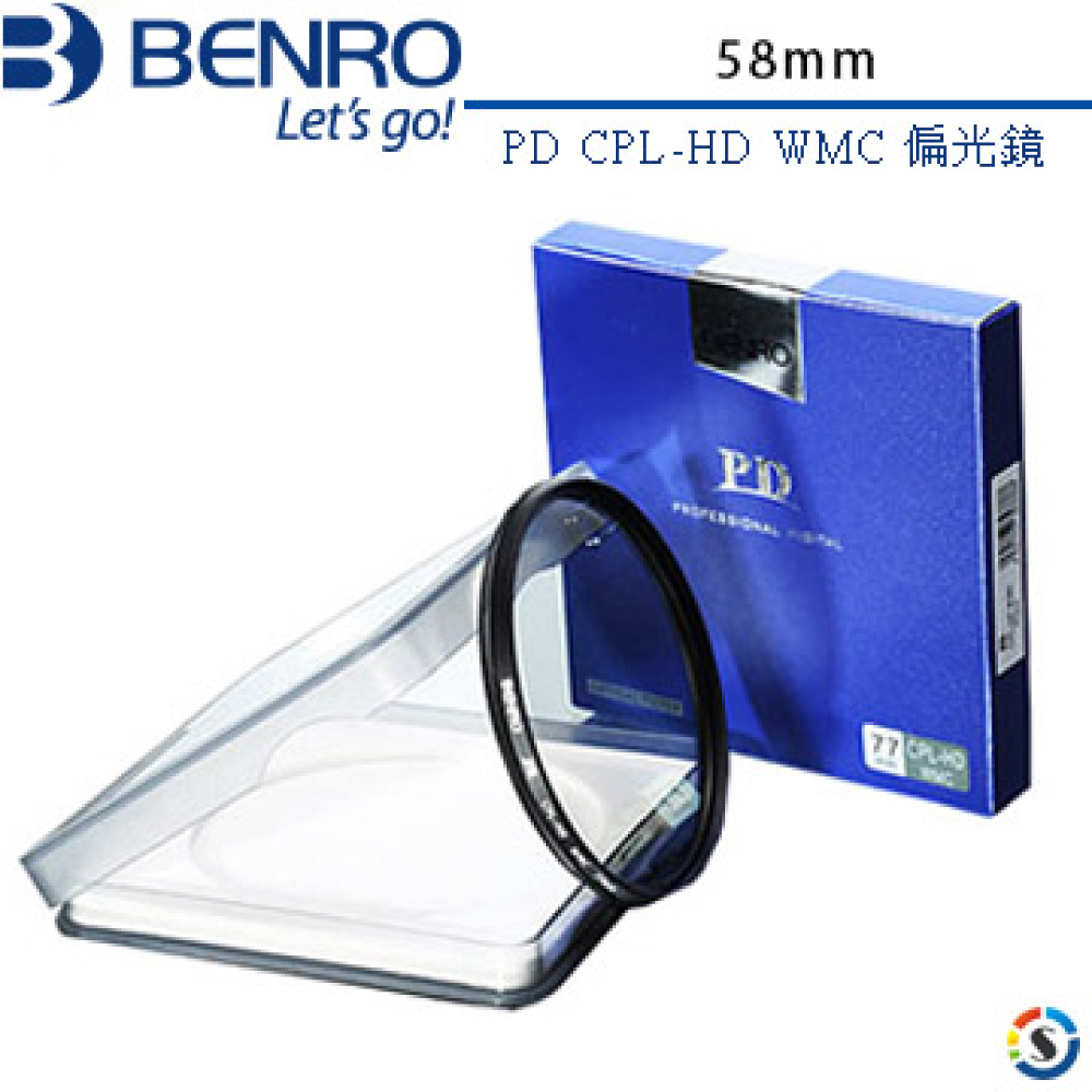 BENRO百諾 PD CPL-HD WMC 偏光鏡 58mm (勝興公司貨)
