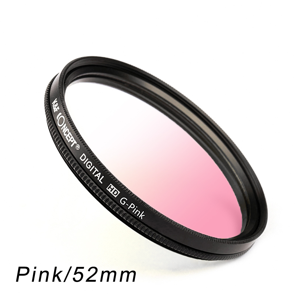 K&F Concept 粉色超薄漸層濾鏡/漸變鏡-52mm