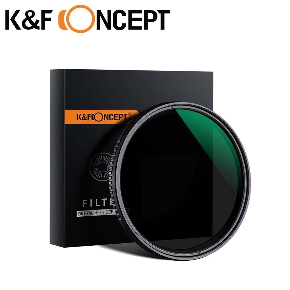 K&F Concept 新型可調式減光鏡 55mm 超薄 防水 抗污 ND8-ND2000 KF01.1355