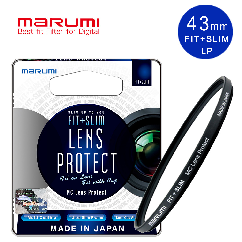 MARUMI FIT+SLIM廣角薄框多層鍍膜保護鏡 LP 43mm