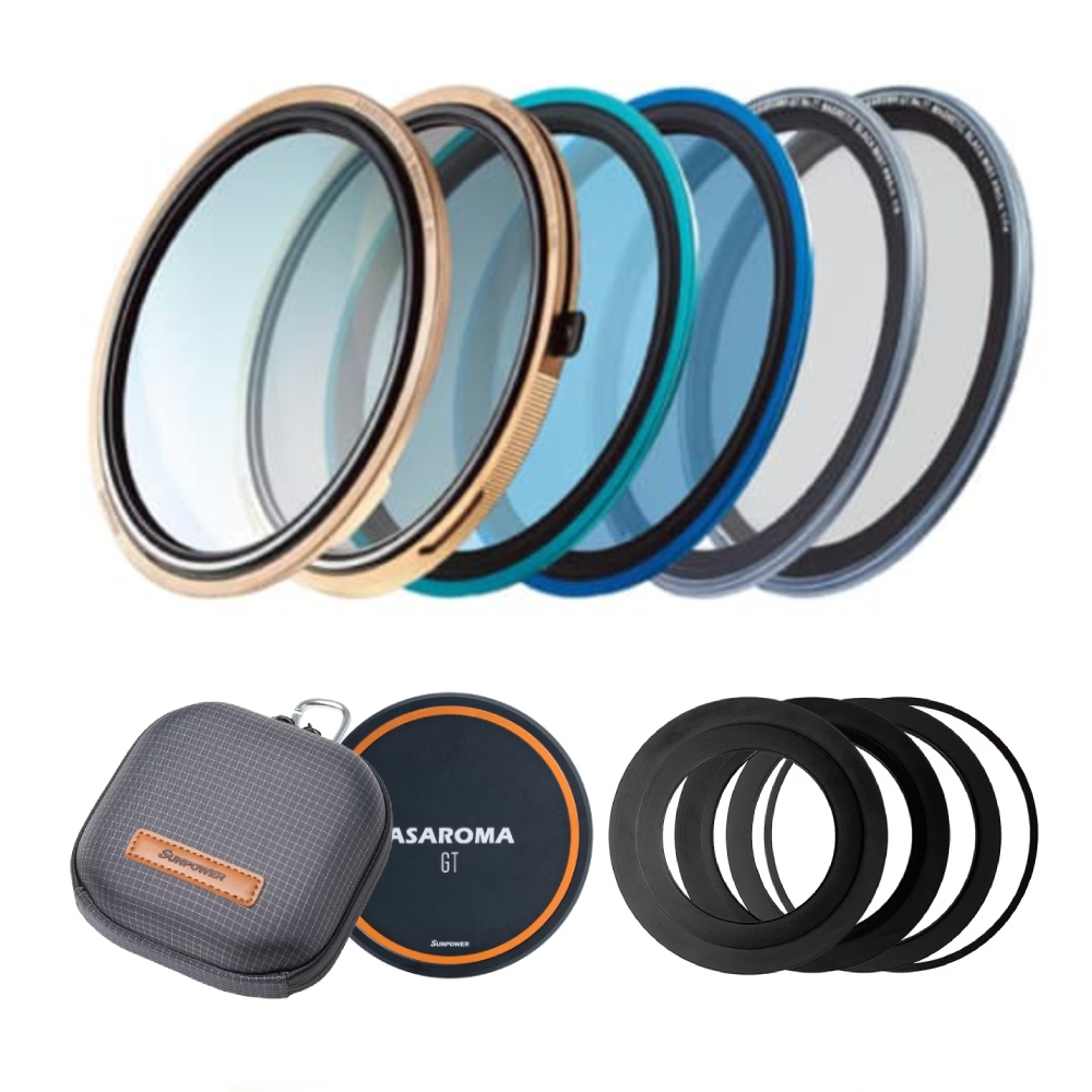 SUNPOWER ASAROMA GT 磁吸式濾鏡套組(公司貨) CPLND黑柔焦