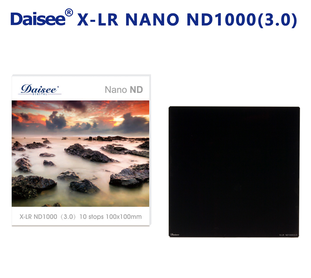 DAISEE X-LR Nano ND1000(3.0)100*100mm方形減光鏡