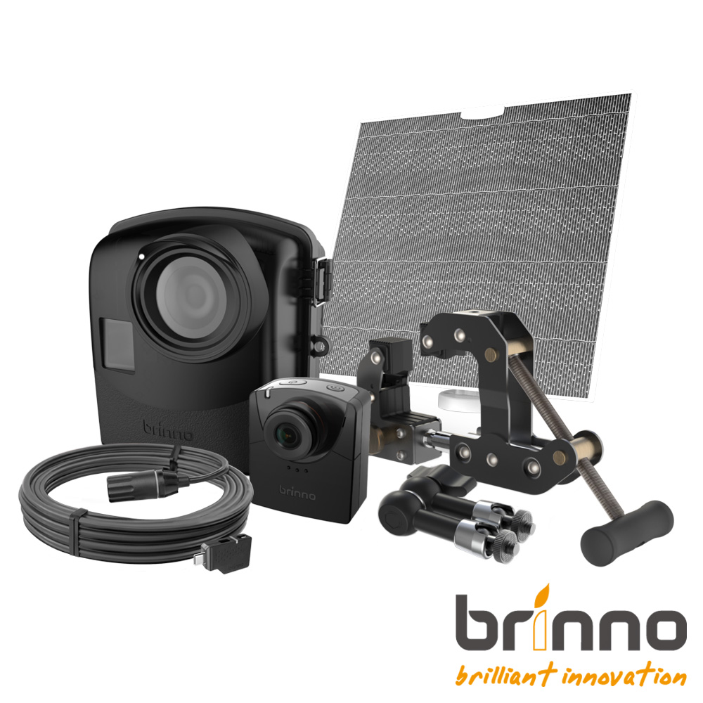 Brinno 高清版建築工程縮時攝影相機太陽能板套組 BCC2000++ASP1000P