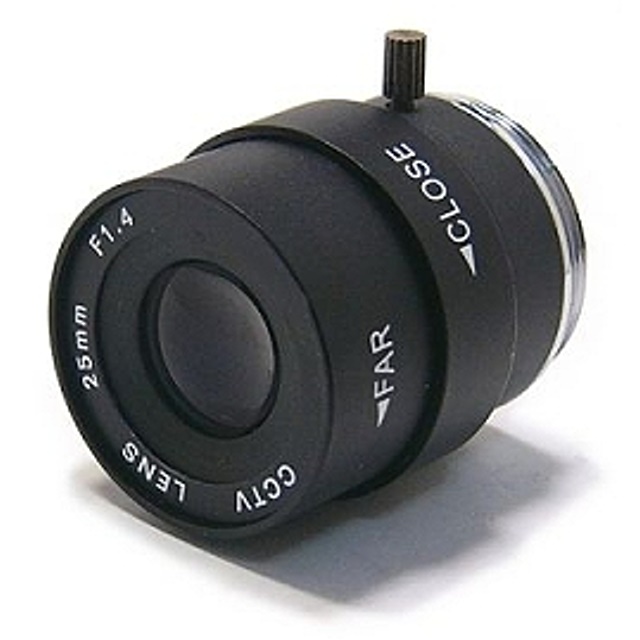 監視器鏡頭 監控鏡頭 監控攝影機 手動光圈25mm鏡頭