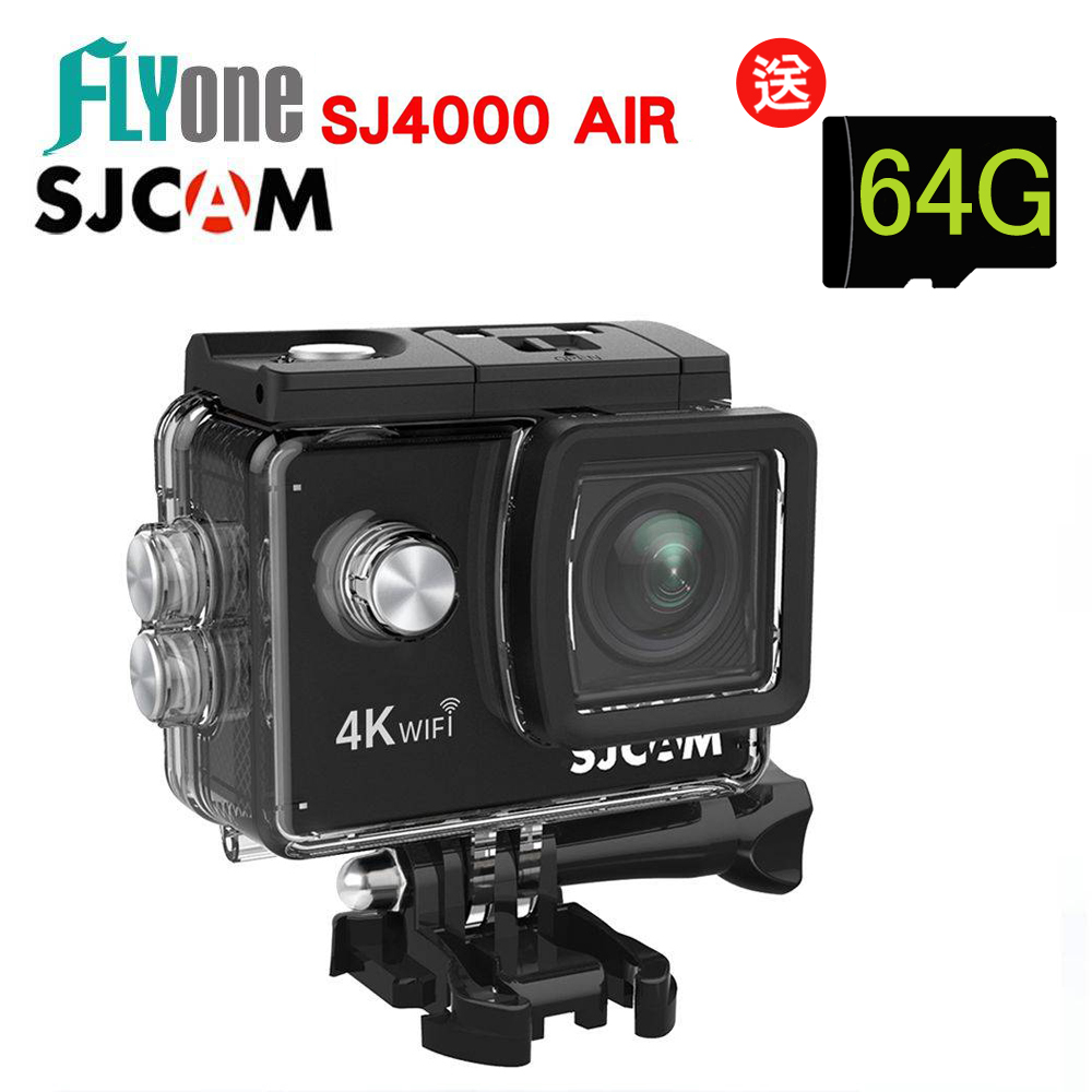 FLYone SJCAM SJ4000 AIR 4K WIFI防水型運動攝影機/相機