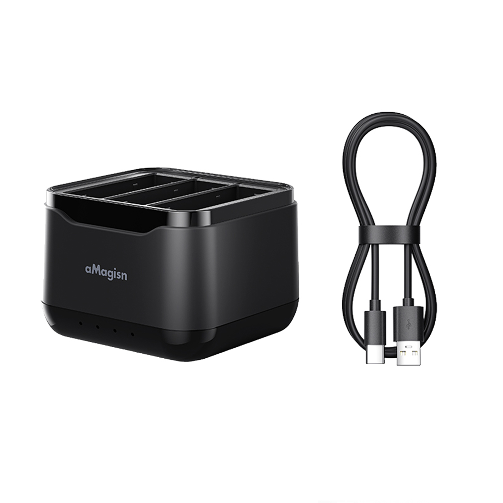 Insta360 Ace Pro 2 電池三充充電座(可收納記憶卡)