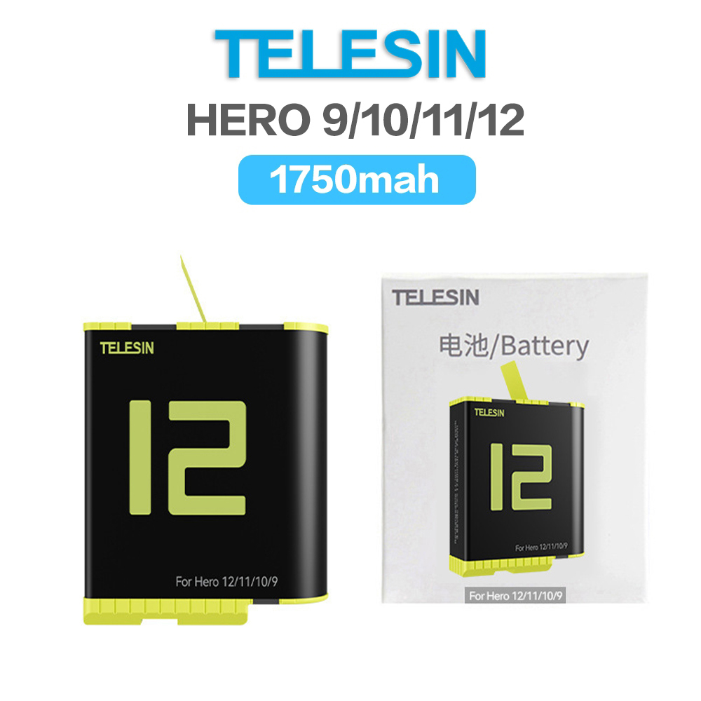TELESIN 泰迅 GOPRO HERO 12 11 10 9 全解碼低溫電池