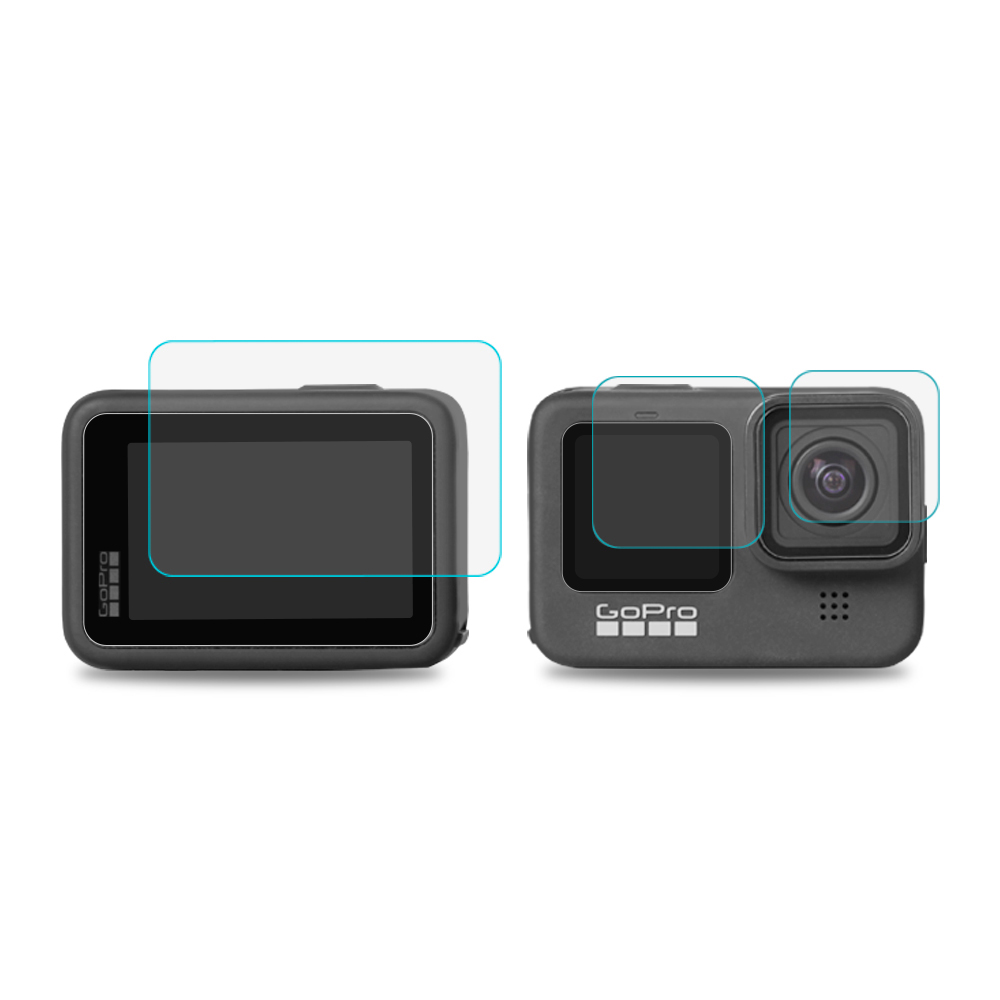 GoPro 9H 鋼化膜【鏡頭+前螢幕+後螢幕】(一入組)
