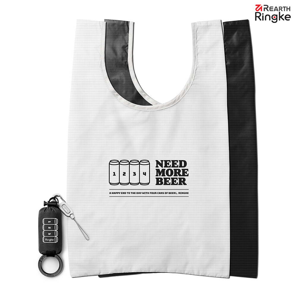 【Ringke】Day-Me Bag 一鍵式快扣尼龍購物袋（含扣環和登山扣）