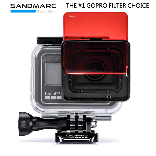 SANDMARC GoPro(Hero11/Hero10/Hero9/Hero8原廠防水殼共用) 水中濾鏡套組 3片裝