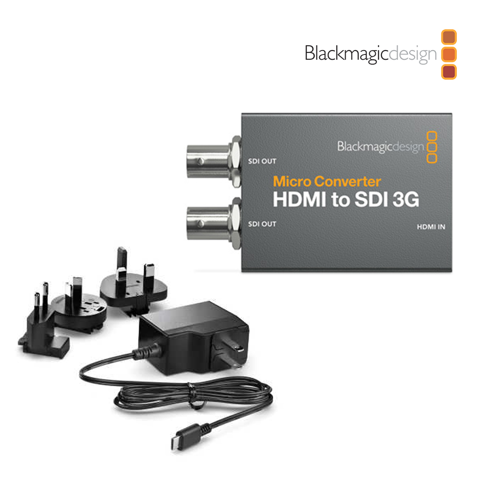 Blackmagic Design BMD Micro Converter HDMI to SDI 3G 微型視訊轉換器(含變壓器)