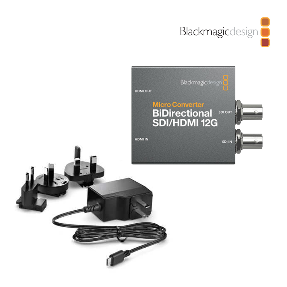 Blackmagic Design BMD Micro Converter BiDirect SDI/HDMI 12G 迷你雙向轉換器(含變壓器)