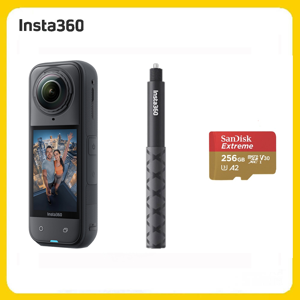 Insta360 X5 8K全景運動相機 標準版 人氣套裝組 (先創公司貨)