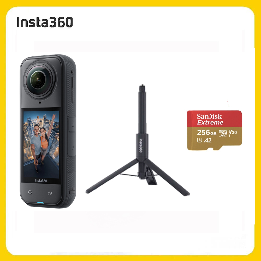 Insta360 X5 8K全景運動相機 標準版 三腳架套裝組 (先創公司貨)