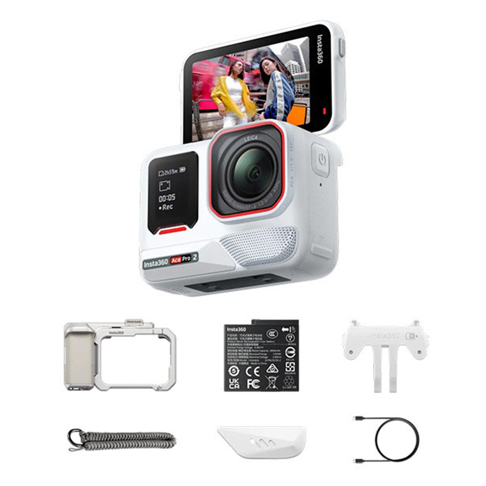 Insta360 Ace Pro 2 8K 運動相機 單電池 街拍套組 雪山白 公司貨