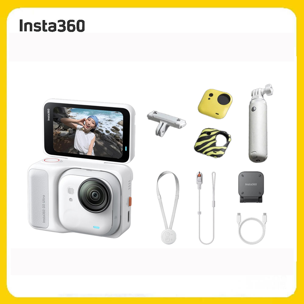 Insta360 GO Ultra 隨心拍個性套裝 - 靈動白 (先創公司貨)