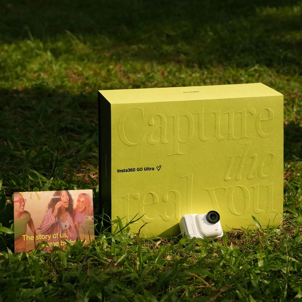 Insta360 GO Ultra 防抖運動相機隨心拍個性套裝 靈動白(先創公司貨)