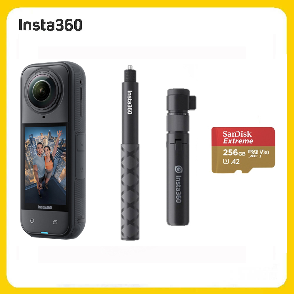 Insta360 X5 8K全景運動相機 標準版 子彈時間套裝組