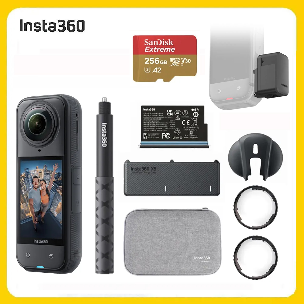Insta360 X5 8K全景運動相機 萬能套裝 (先創公司貨)