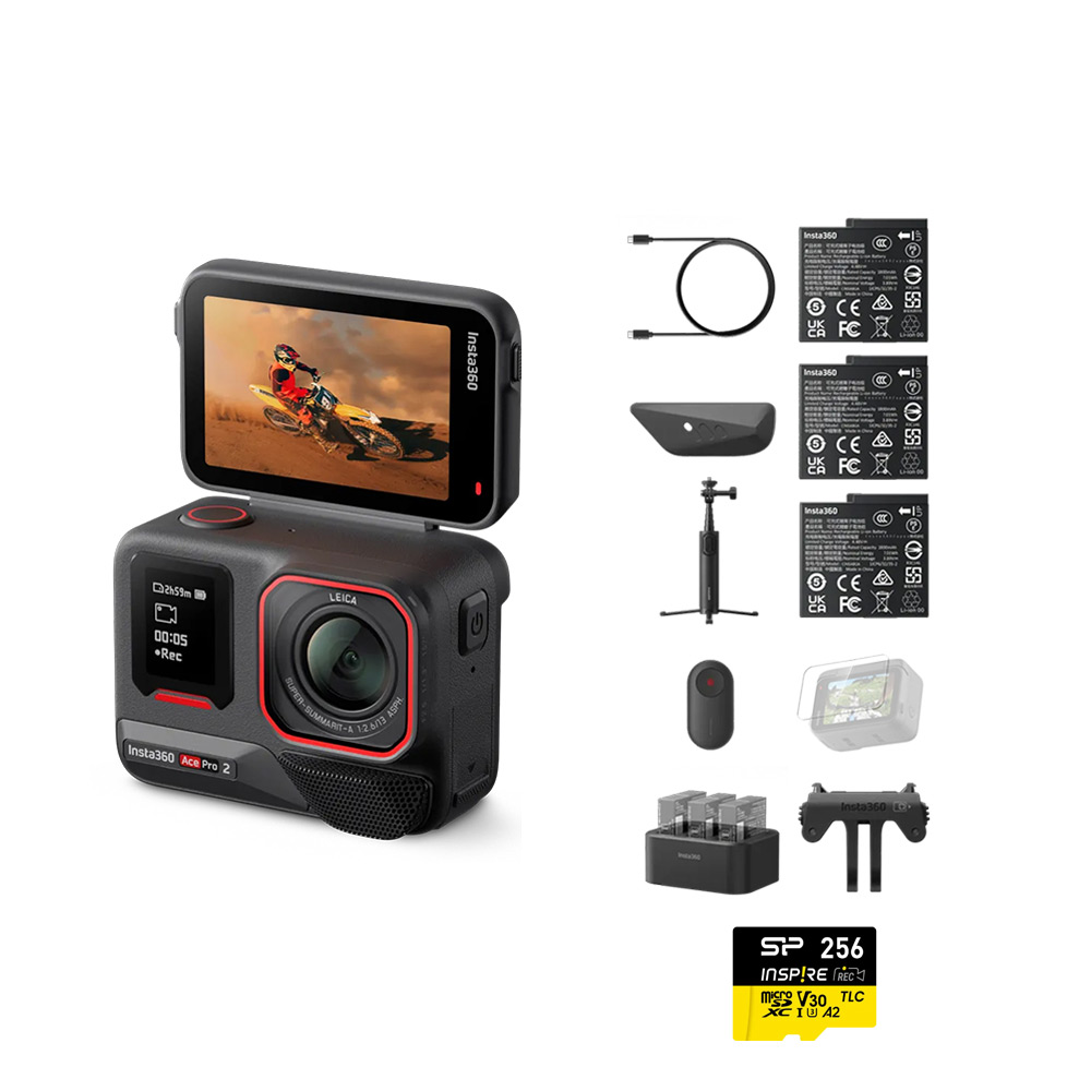 Insta360 ACE PRO 2創作者套裝2.0+256G記憶卡