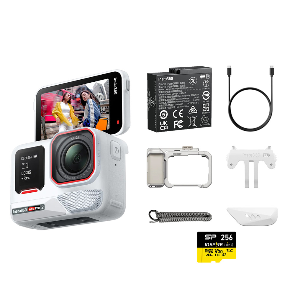 Insta360 Insta360 ACE PRO 2 標準版街拍套裝+256G記憶卡